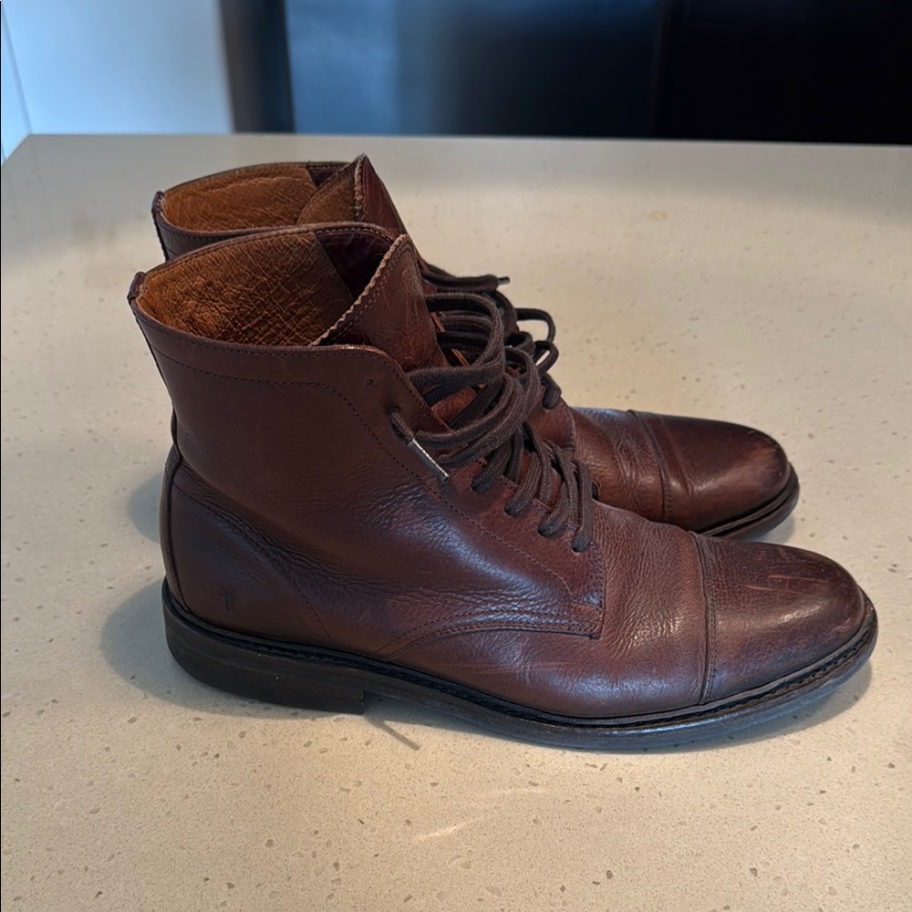 Men's Frye Brown Leather Boots